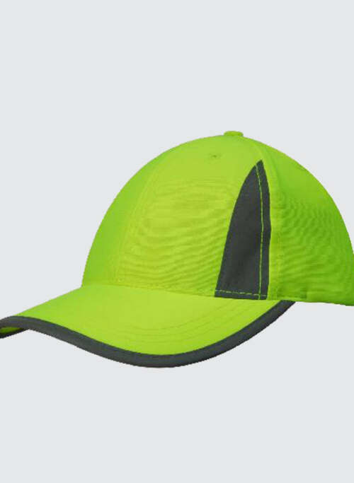 3029 Luminescent Safety Cap with Reflective Inserts and Trim