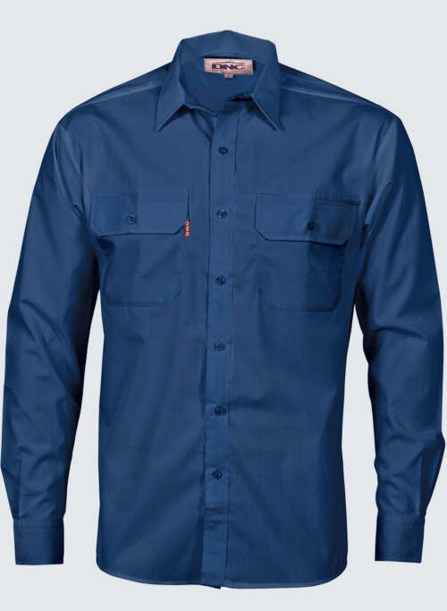 3212 Polyester Cotton Work Shirt - Long Sleeve