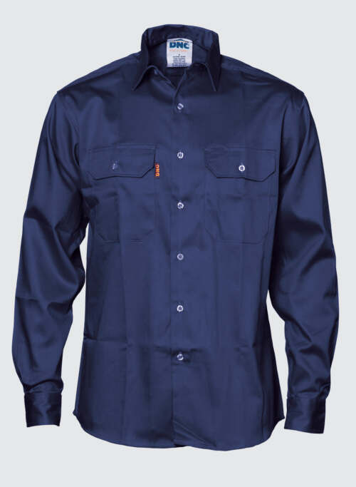 3402 Patron Saint® Flame Retardant Drill Shirt, Long Sleeve