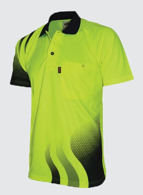 3563 Wave HiVis Sublimated Polo