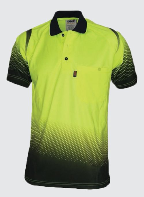 3568 Ocean HiVis Sublimated Polo