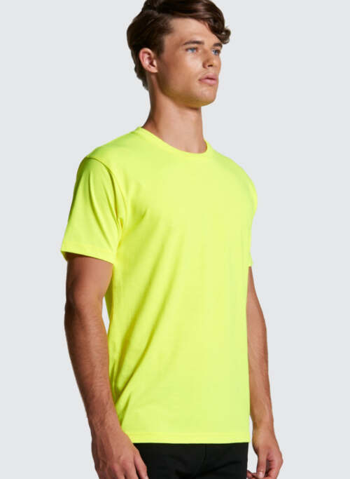 5050F - MENS BLOCK TEE (SAFETY COLOURS)