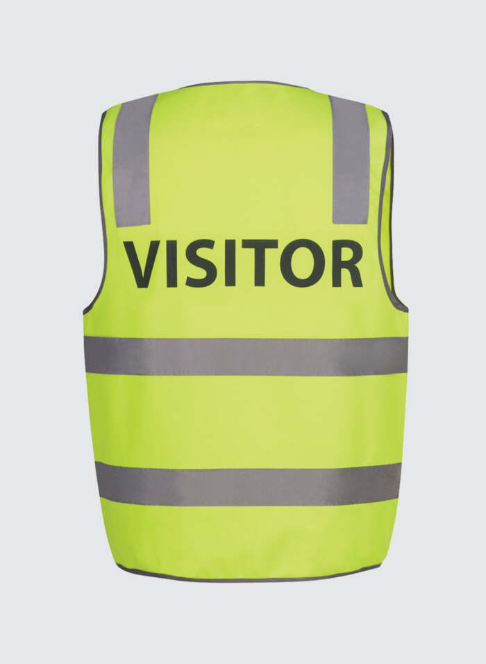 6DNS Hi Vis D+N Safety Vest Security/Staff/Visitor