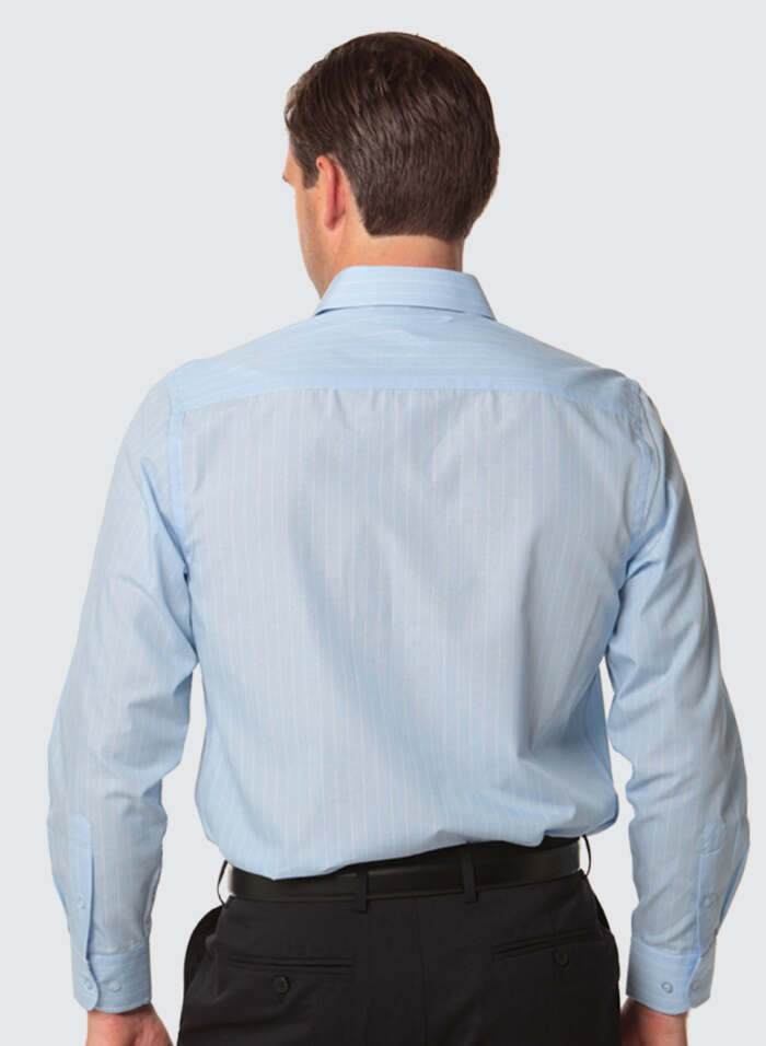 M7222 Men's Pin Stripe Long Sleeve Shirt
