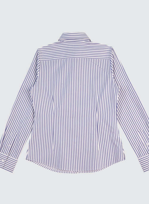 M8310L Ladies' Executive Sateen Stripe Long Sleeve Shirt