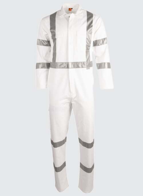 WA09HV Mens biomotion nightwear overall with x back tape configuration