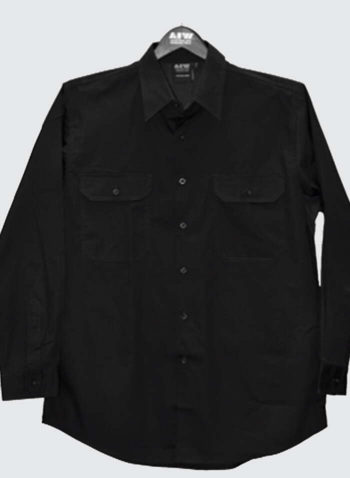 WT02 Cool-Breeze Long Sleeve Cotton Work Shirt