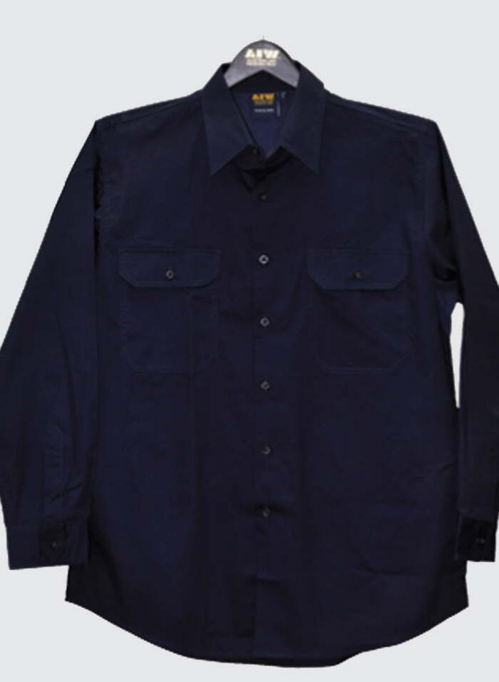WT02 Cool-Breeze Long Sleeve Cotton Work Shirt