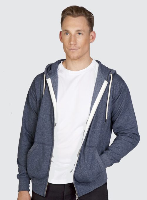 Mens Greatness Heather Zip Hoodie