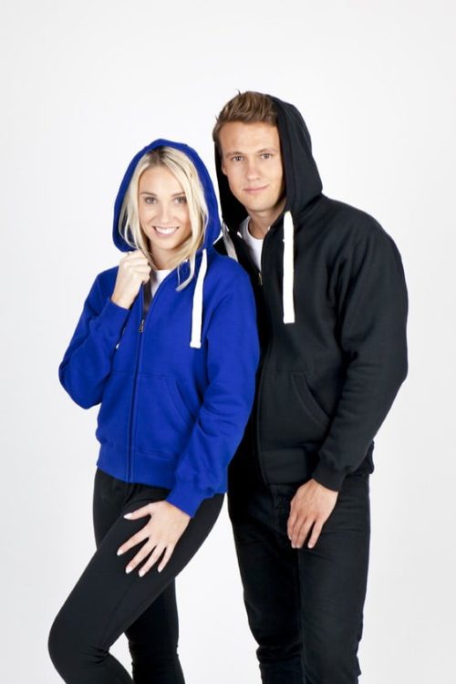 FZ99UN Ladies/Junior Heavy Zip Fleece Hoodie