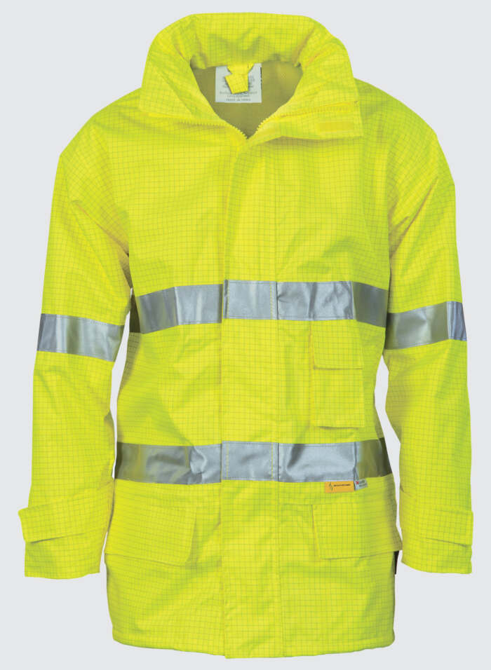 3875 HiVis Breathable Anti-Static Jacket with 3M R/Tape