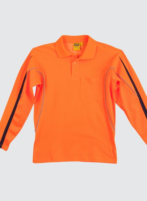 SW33A HI-VIS LEGEND LONG SLEEVE POLO Men's