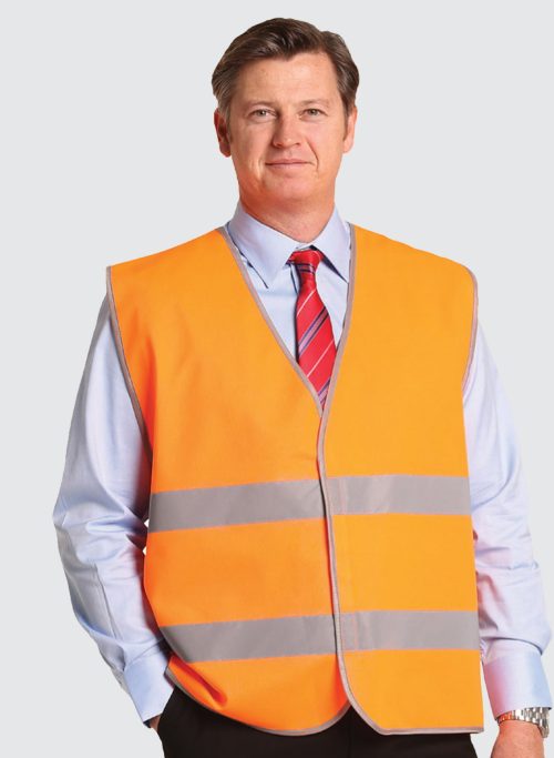 SW44 High Visibility Safety Vest With Reflective Tapes