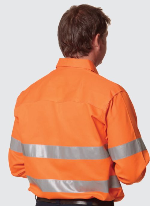 SW52 COTTON DRILL SAFETY SHIRT