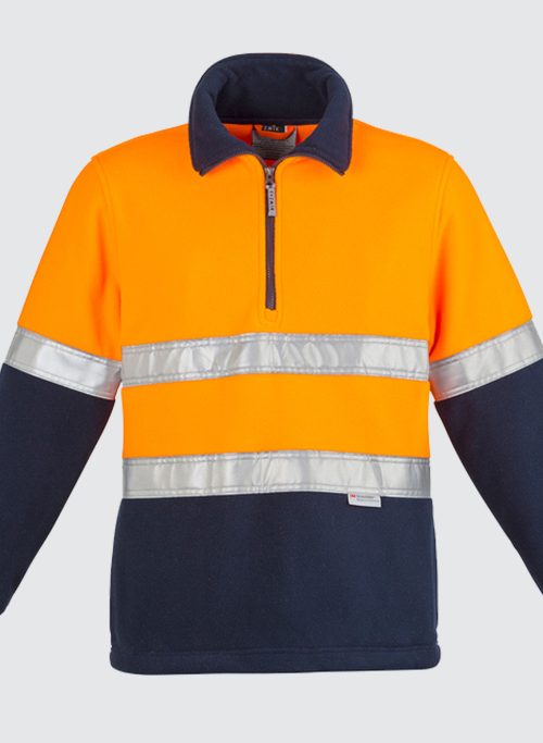 ZT461 Mens Hi Vis Fleece Jumper - Hoop Taped