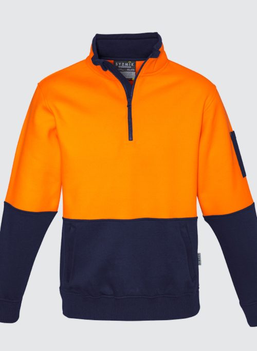 ZT466 Unisex Hi Vis Half Zip Pullover